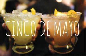 Two glasses of margarita's for Cinco De Mayo cruise on the Yacht Northern Lights