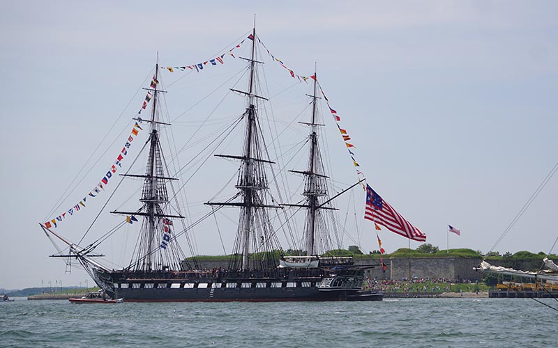 Boston_USS-Constitution-Brunch-Slider-3 a view of the Boston sailboat: U.S.S. Constitution, sitting at the harbor