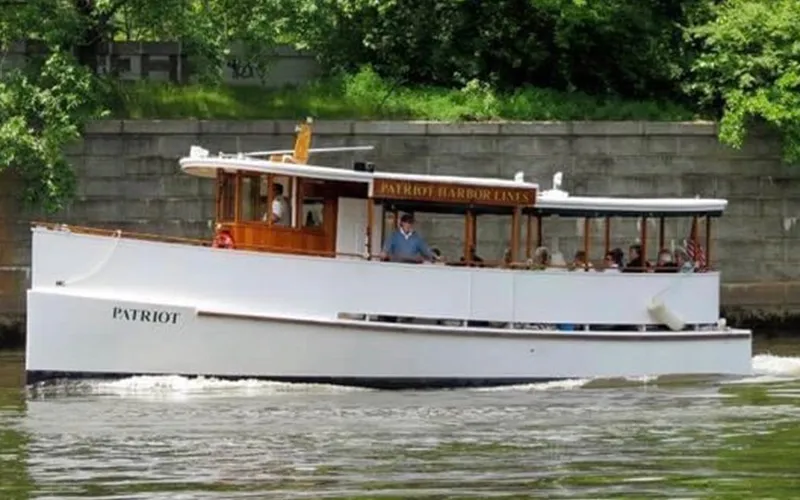 Yacht Patriot in Boston Harbor