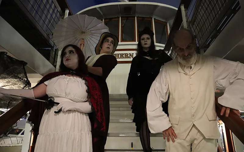 GhostTour3 Ghost Tour Guides on the classic yacht Northern Lights