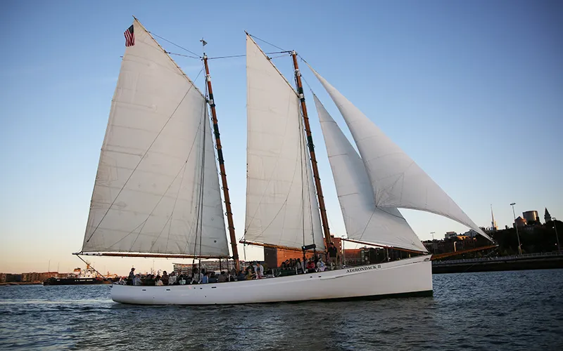 Schooner Adirondack: 90 Minute Mimosa Day Sail | Boston Sailing