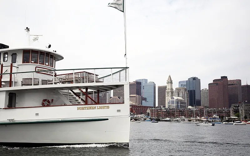 Yacht Northern Lights in Boston Harbor
