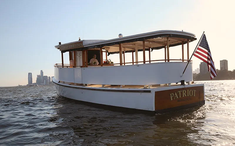 Yacht Patriot in Boston Harbor