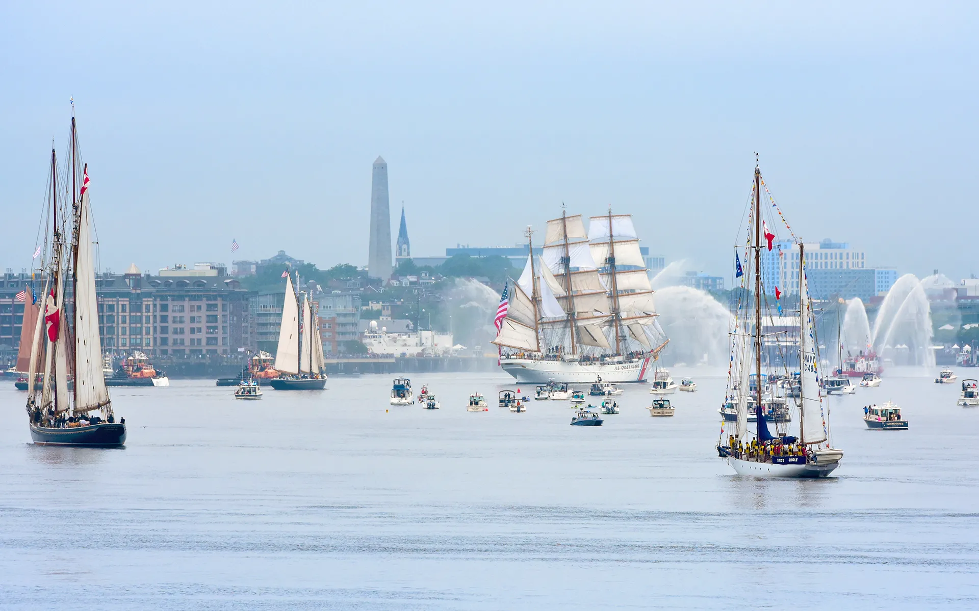 Sail Boston 250 with Classic Harbor Line