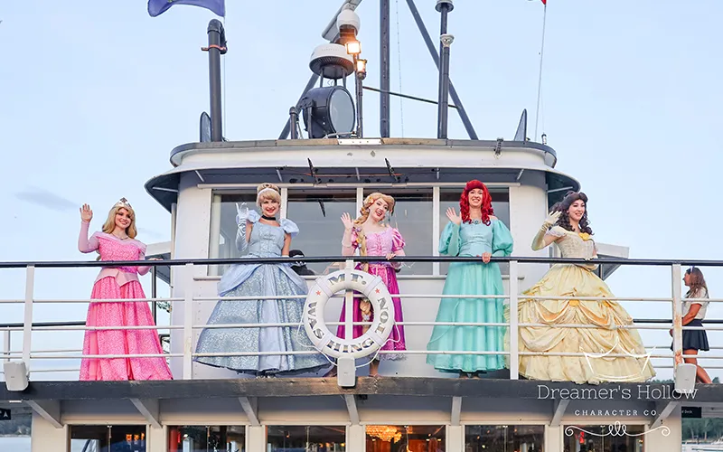 Princesses on a boat