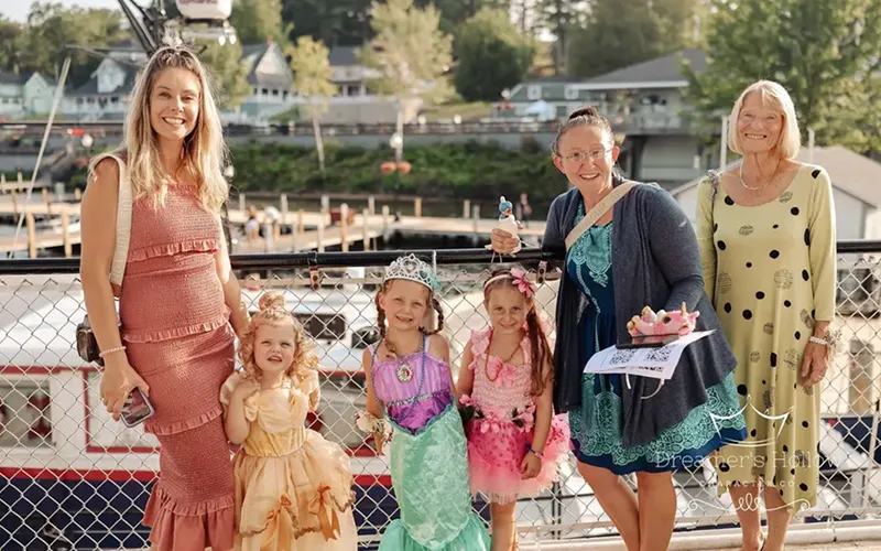 Princesses on a boat