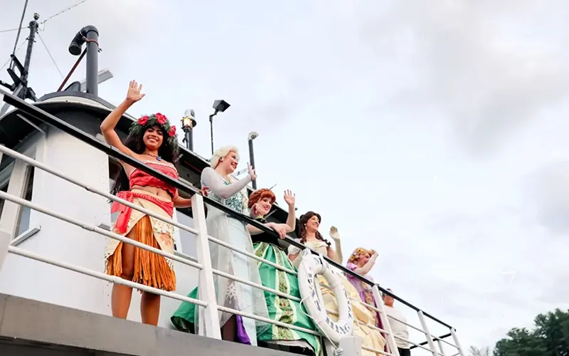 Princesses on a boat