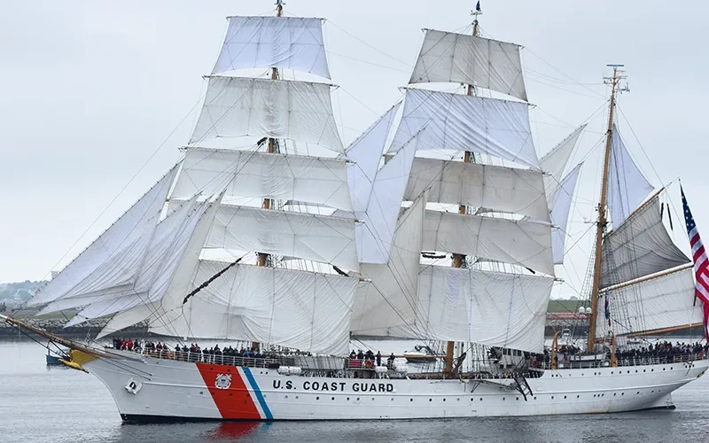 Coast Guard sailing yacht